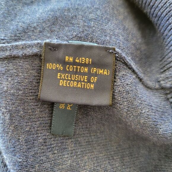 Polo Ralph Lauren Mens V-Neck Pima Cotton Sweater (Size XXL) - Picture 5 of 7